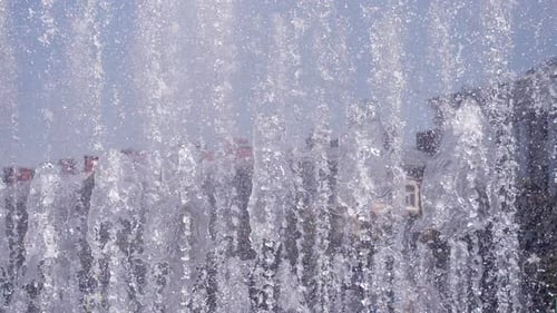 Fountain In The Town Square