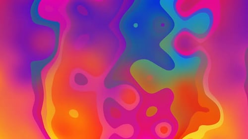 Abstract Colorful Fluid Gradient Motion Background Loop