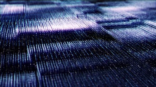 Futuristic Digital Grid Data Flow Loop Background