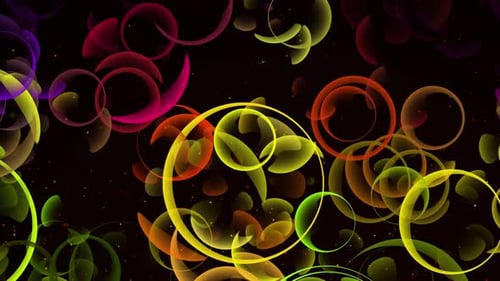 Vibrant Fluid Organic Shapes Loop Background