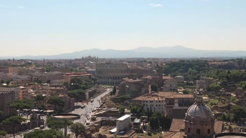 Rome View Colosseum