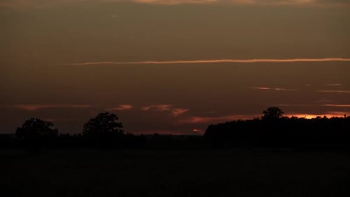 Sun setting in Waterloo