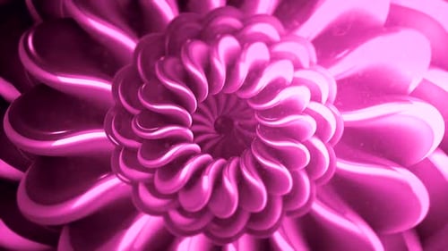 Floating Hypnotic Flower Pattern