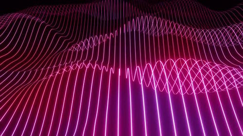 Leuchtende Linien 4K