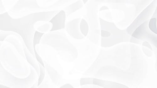 Abstract White Fluid Shapes Seamless Background Animation