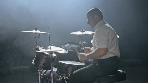 Drummer Playing