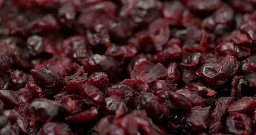 Dry red cranberry