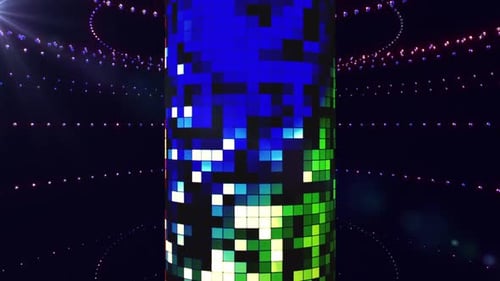 Disco VJ Background Glow Loop