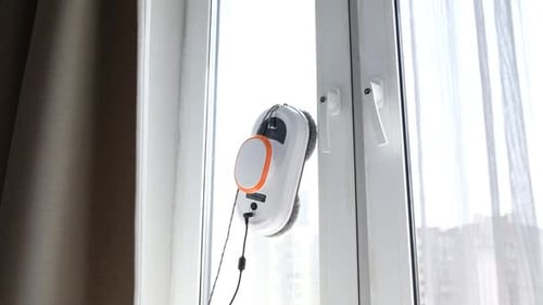 Fensterreinigungsroboter für schmutzige Fenster