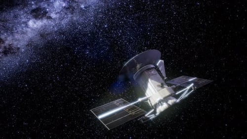 Advanced Space Satellite Orbiting Milky Way Galaxy