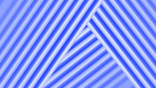 Abstract Geometric Blue and White Lines Motion Background Loop