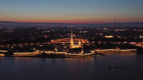Peter and Paul Fortress in Saint-Petersburg Russia