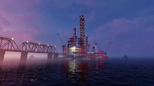 Fabrik und Infrastruktur
