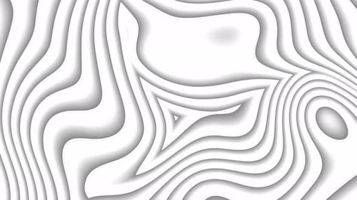 Minimalist Abstract Fluid Lines Morphing Background Loop