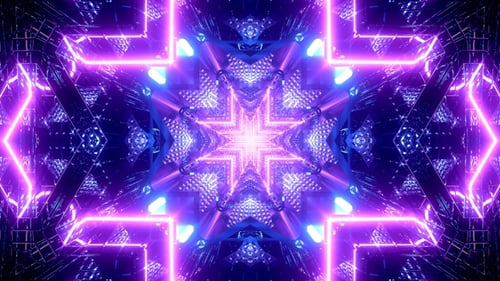 Vj Abstract Light Tunnel