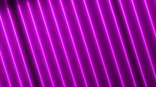 Dynamic Purple Neon Lines Background Loop