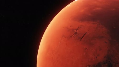 Concept 1-U1 View of the Realistic Planet Mars