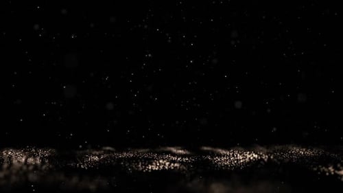 Christmas Particles Field