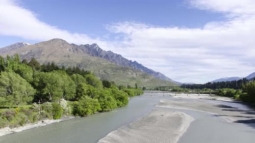 Timelapse Mount Remarkables view with river