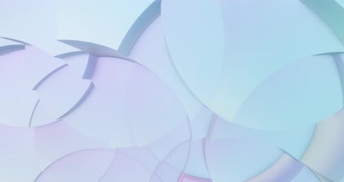 Fluid Geometric Arcs Seamless Looping Background