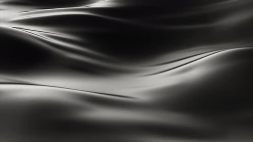 Fluid Black Wavy Abstract Motion Background