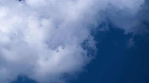 Clouds in the sky close-up. timelapse