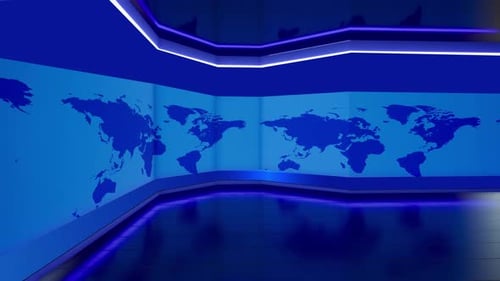 Virtual Set Studio For Chroma Footage