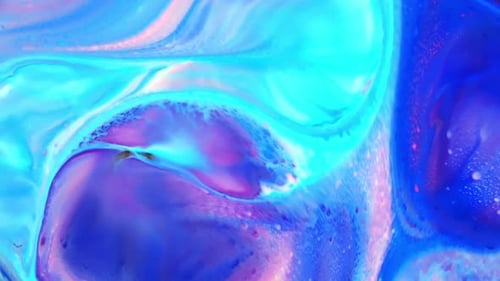 Abstrakte organische hypnotische Tinte Bunte Farbaufstriche