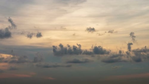 Clouds Time Lapse at Golden Hour