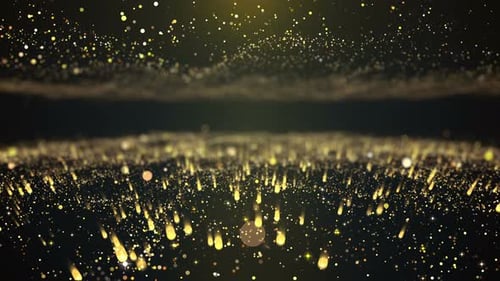 Fond fluide de particules légères