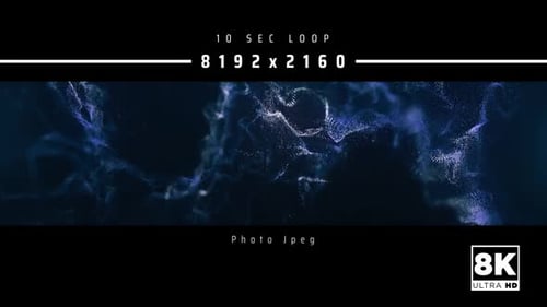 Abstract Flowing Particle Wave Background