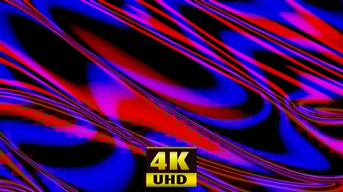 Abstract Fluid Neon Waves Dynamic Background Loop