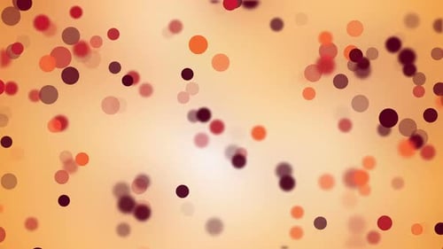 Warm Abstract Bokeh Particles Loop Background