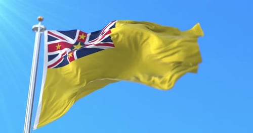 Flagge des Inselstaates Niue