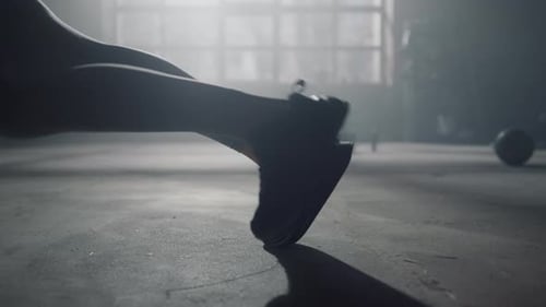 Woman Legs Doing Mountain Climber Exercise