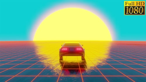 Retrowave VJ Loops Pack V4
