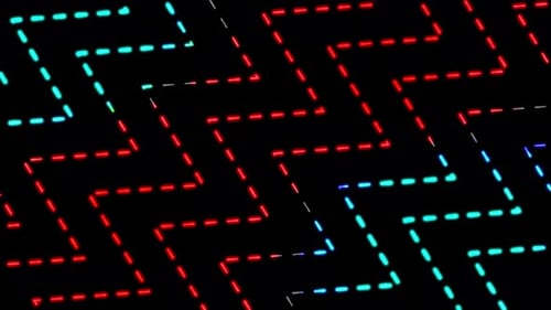 Wavy colorful Zigzag line animation. animated zigzag dash line. A 149