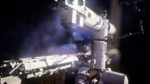 International Space Station in Outer Space