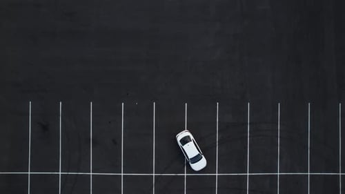 Incorrectly parked car