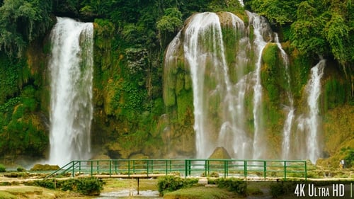 4K Ban Gioc - Detian Waterfall in Cao Bang, Vietnam