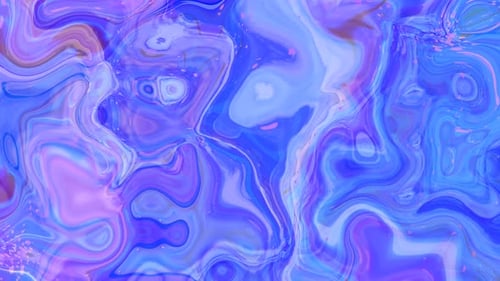 Dynamic Abstract Fluid Paint Swirls Background Animation