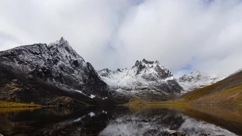 Grizzly Lake in Tombstone Territorial Park Yukon Canada
