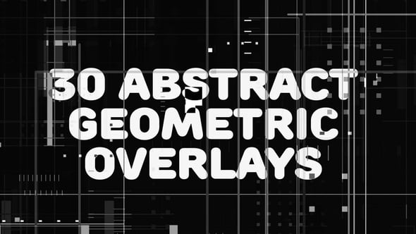 Dynamic Abstract Geometric Digital Overlays, Overlays Motion Graphics ...