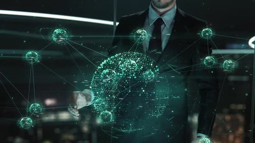 Futuristic Holographic Business Network Goals Reveal