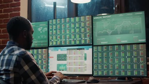 Hedge Fund Trader Using Market Exchange Statistics