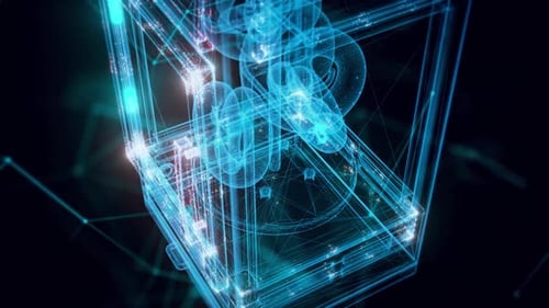 Hologramme Pretzel Hologram Close Up Hd