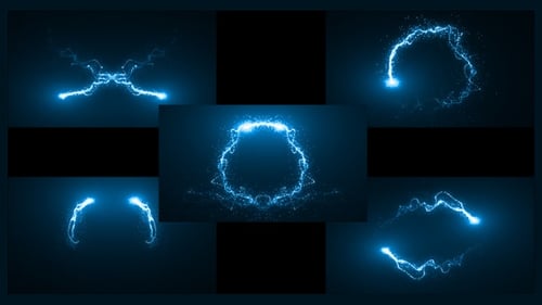 Blue Particles Effects