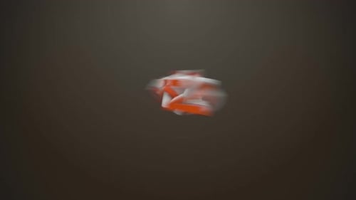 3D Painting Text to Art Palette Icon Reveal