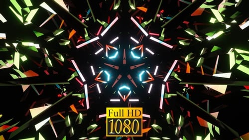 Concert Lights Vj Loop 09 HD