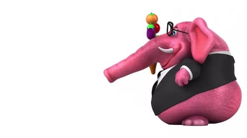 Lustiger Elefant - 3D-Animation